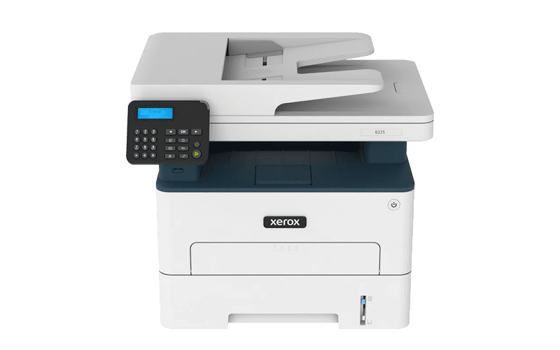 Xerox® B225 Multifunktionsdrucker Vorderansicht