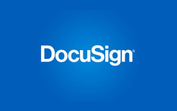 Docusign-Etikett